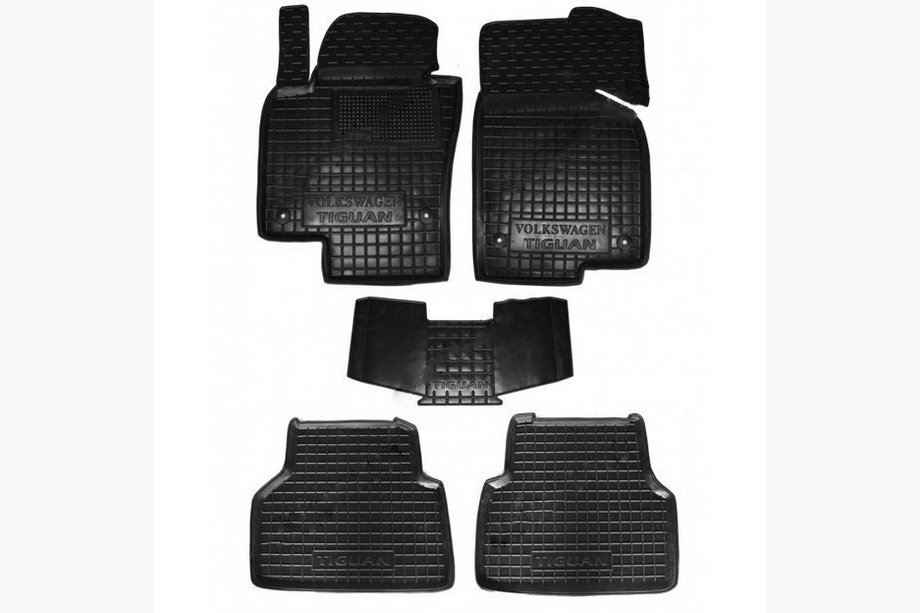 Volkswagen Tiguan 2007-2016 Gummimatten mit Rand (Autogumm) Foto 1
