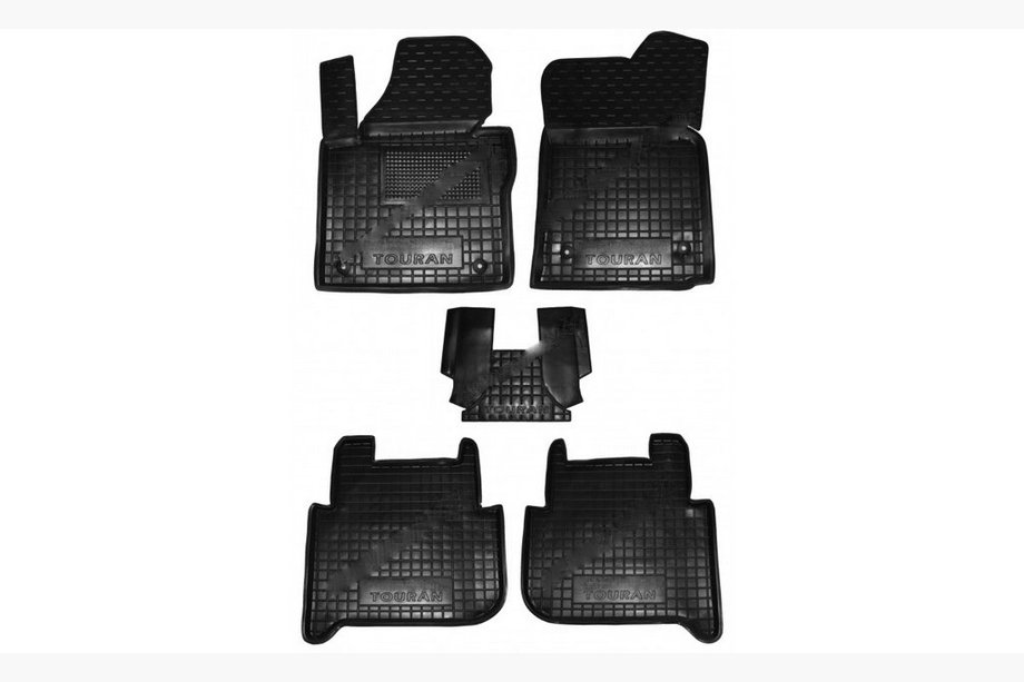 Volkswagen Touran 2010-2015 Gummimatten mit Rand (Autogumm) Image
