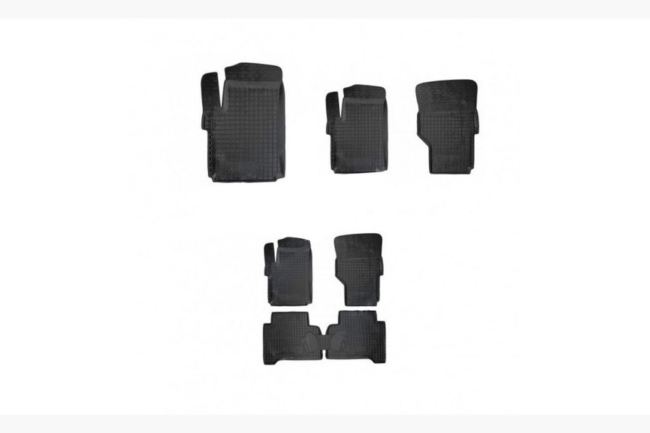 Volkswagen Amarok 2010-2022 Gummimatten mit Rand (Autogumm) Image