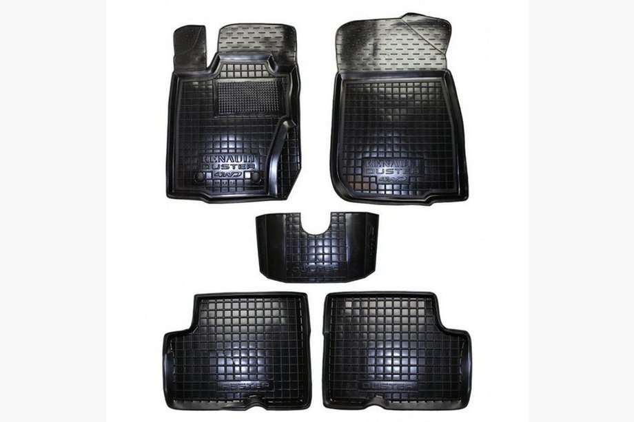 Renault Duster 2008–2017 Gummimatten mit Rand 4WD 2012-2014 Europäische Ausführung (Autogumm) Image