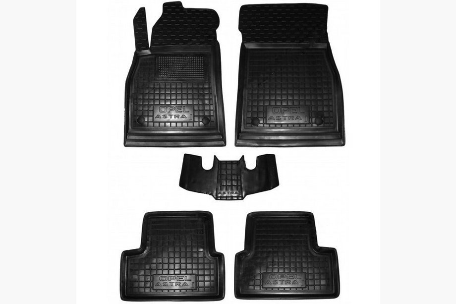 Opel Astra J 2009-2015 Gummimatten mit Rand (Autogumm) Image