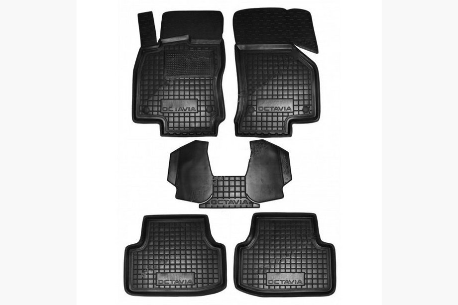 Skoda Octavia III A7 2013-2019 Gummimatten mit Rand (Autogumm) Image