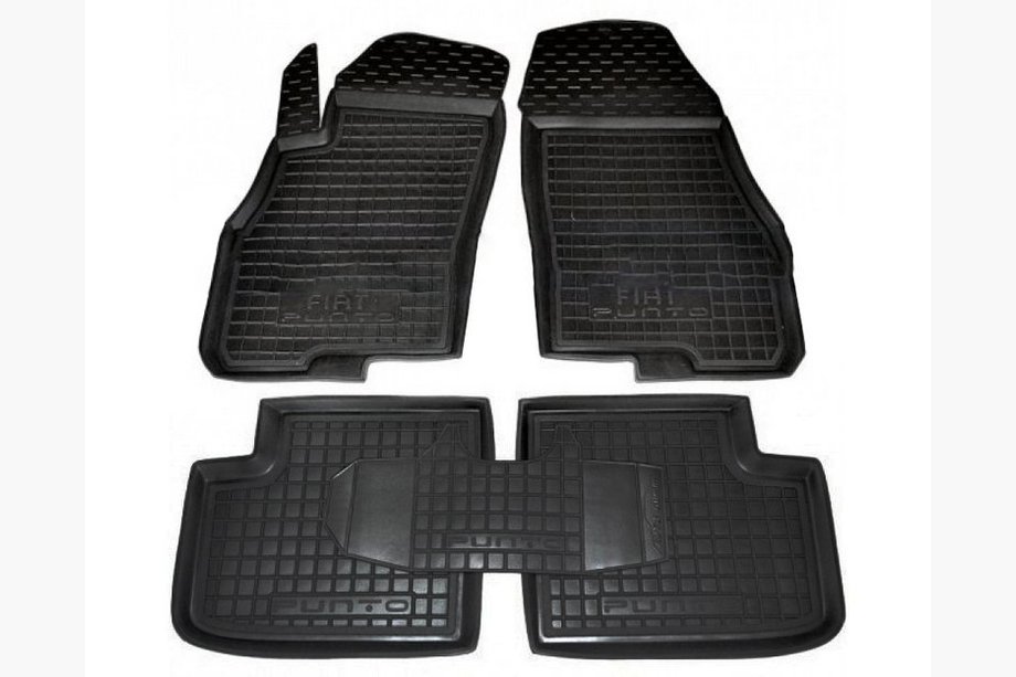 Fiat Punto 1999-2006 Gummimatten mit Rand (Autogumm) Image