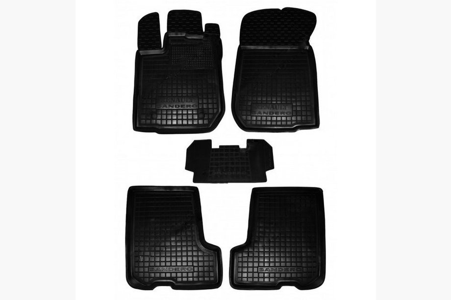 Renault Sandero 2013-2022 Gummimatten mit Rand (Autogumm) Image