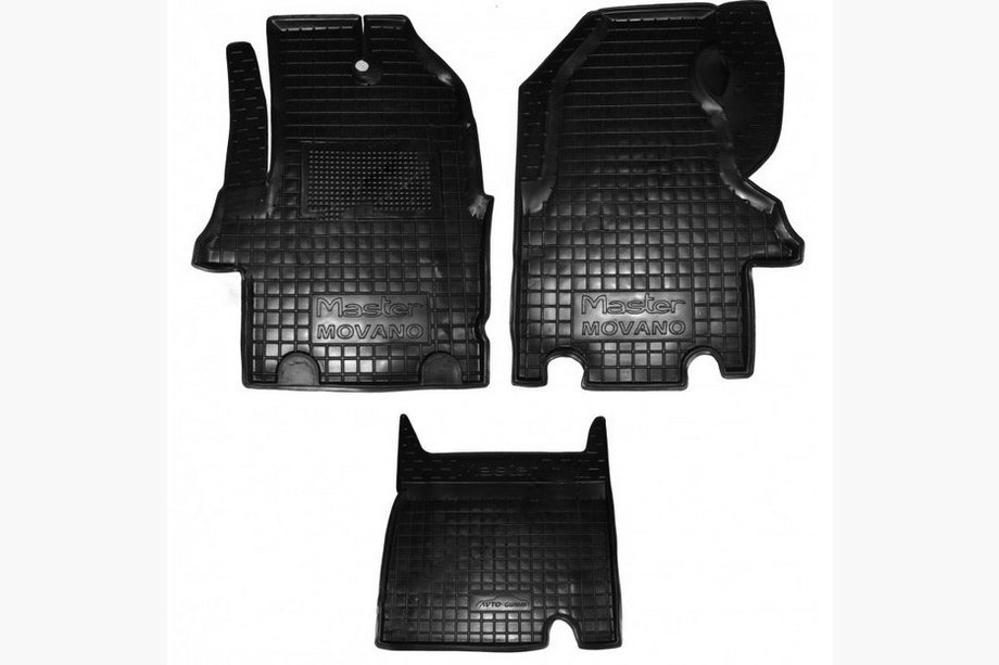 Renault Master 1998-2010 Gummimatten mit Rand (Autogumm) Image