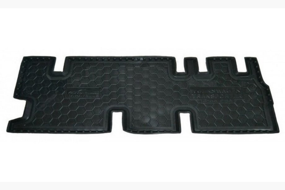 Volkswagen T5 2010-2015 Gummimatten mit Rand Caravelle 3. Reihe ohne Heizung (Autogumm) Image