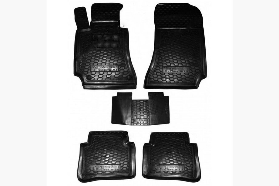 Mercedes E-class W212 2009-2016 Gummimatten mit Rand (Autogumm) Image