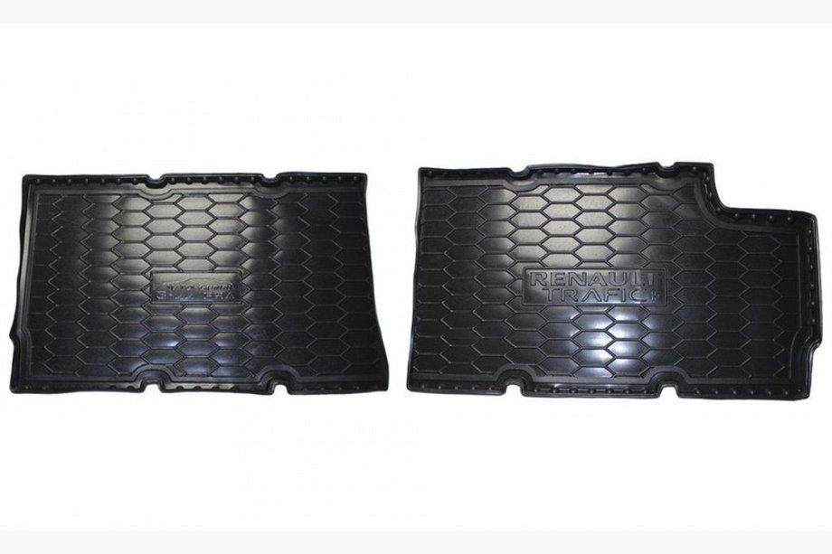Renault Trafic 2015- Gummimatten mit Rand dritte Reihe (Autogumm) Image