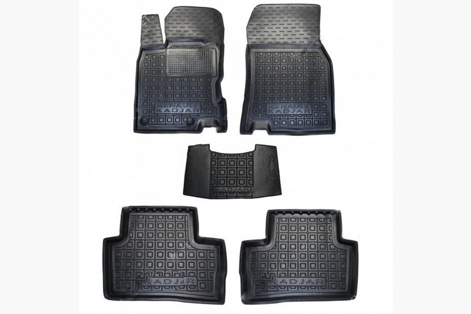 Renault Kadjar 2015-2022 Gummimatten mit Rand (Autogumm) Image