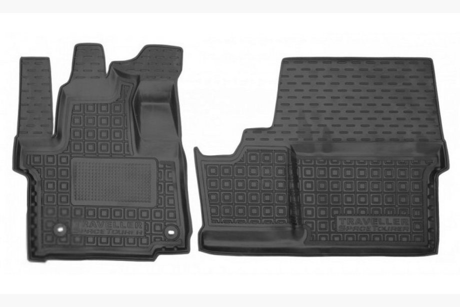 Citroen Jumpy/Dispatch 2017- Gummimatten mit Rand (Autogumm) 1+1 Image