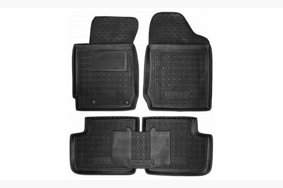 Toyota Corolla 2002-2007 Gummimatten mit Rand (Autogumm) Image