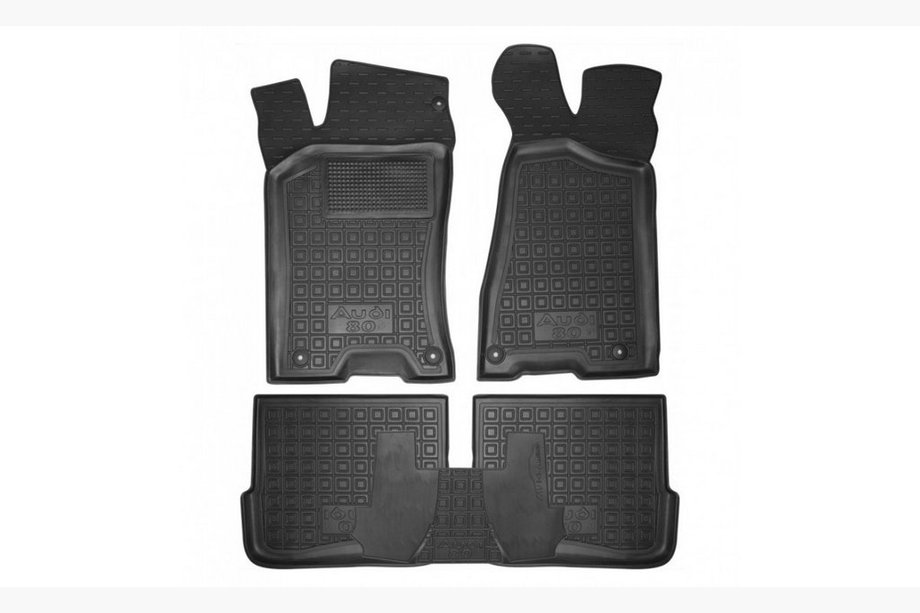 Audi 80/90 1987-1996 Gummimatten mit Rand 1991-1996 (Autogumm) Image