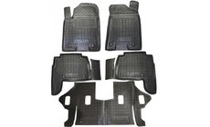 Infiniti QX56 2010-2013 Gummimatten mit Rand (Autogumm) 7-Sitzer Foto 1