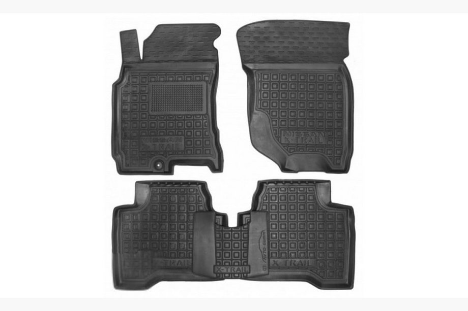 Nissan X-trail T30 2002-2007 Gummimatten mit Rand (Autogumm) Image