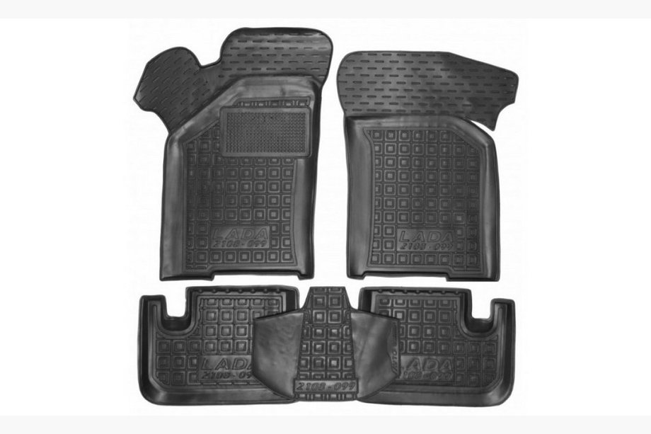VAZ 2108-2109 1984-2011 Gummimatten mit Rand (Autogumm) Image