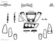Ford Custom 2013-2022 Armaturenbrett Abdeckungen Aluminium Foto 3