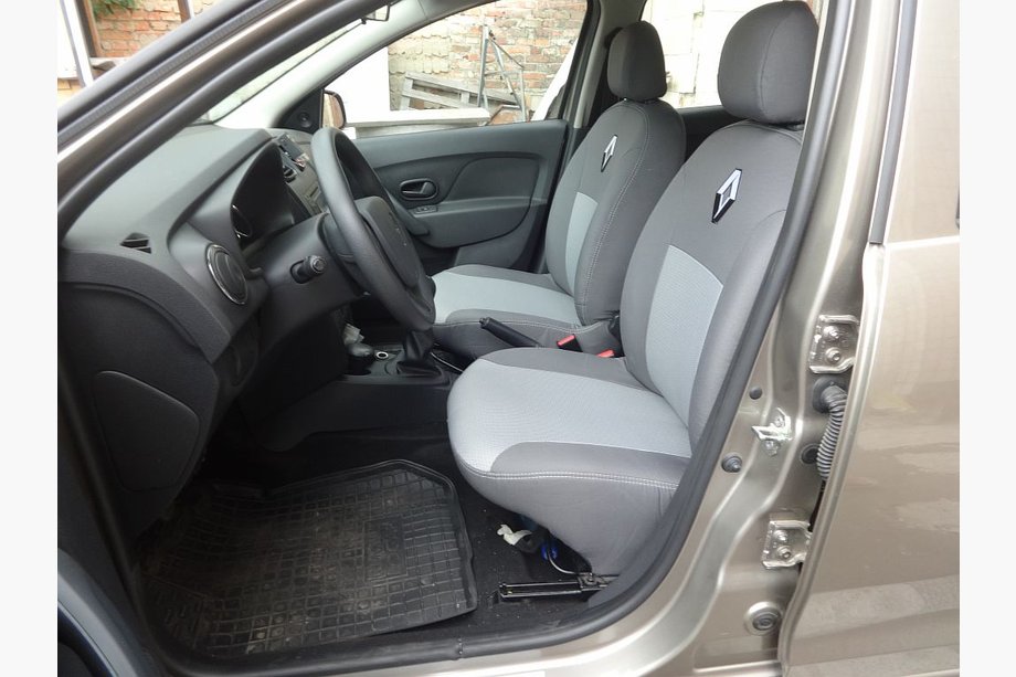 Renault Logan II 2013-2022 Autositzbezüge (Stoff, Classik) Image