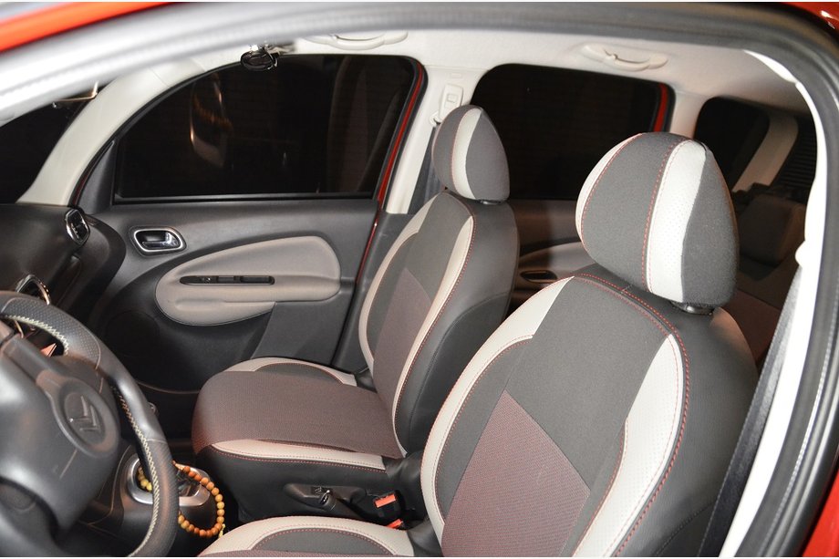 Citroen C-3 Picasso 2010-2017 Neu! Maßgeschneiderte Kunstleder-Autositzbezüge Brothers Premium Image