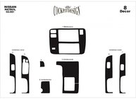 Nissan Patrol Y61 1997-2011 Armaturenbrett Abdeckungen (2000-2004) Aluminium Foto 4