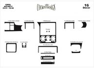 Opel Astra F 1991-1998 Armaturenbrett Abdeckungen Foto 4
