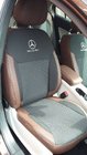 Mercedes A-class W176 2012-2018 Autositzbezüge (Kunstleder↗Stoff, Premium) Foto 1
