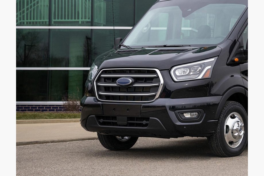Ford Transit 2014- Chrom Kühlergrill Blenden (2019+, 4 Stk, Edelstahl) Image