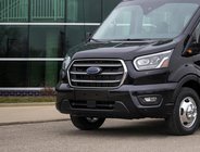 Ford Transit 2014- Chrom Kühlergrill Blenden (2019+, 4 Stk, Edelstahl) Foto 1