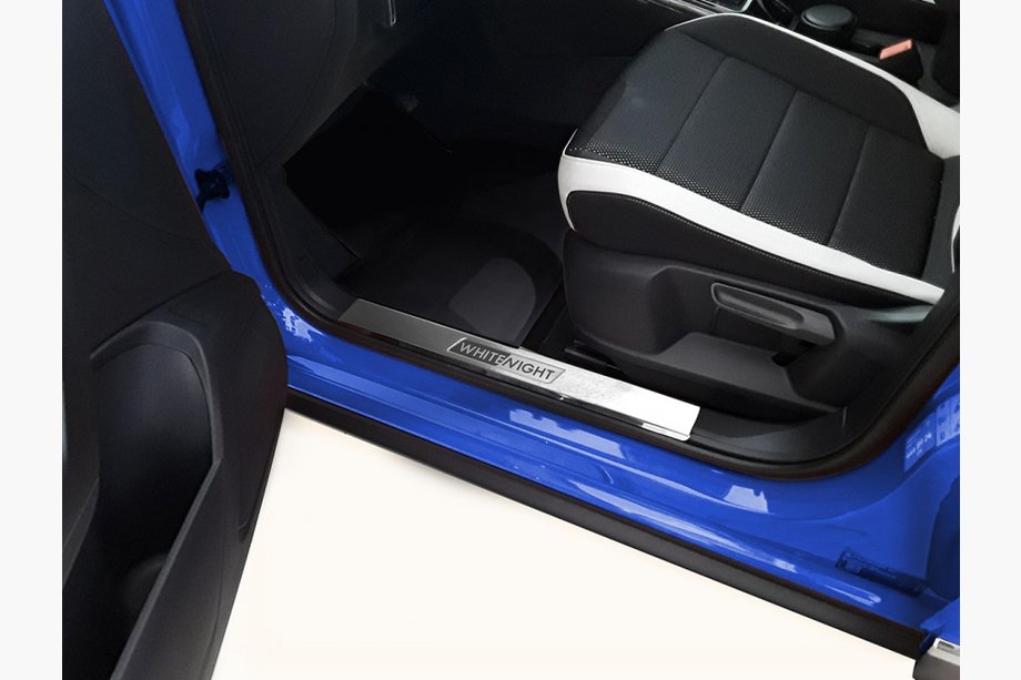 Volkswagen T-Roc 2017-2025 Einstiegsleisten WhiteNight (2 Stk, Edelstahl) Image