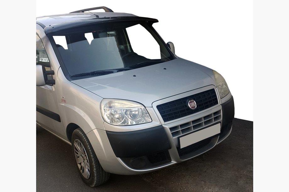Fiat Doblo I 2005-2010 Frontscheibenblende (schwarz glanz, 5mm) Image