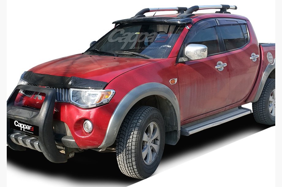 Mitsubishi L200 2006-2015 Frontscheiben-Sonnenblende (schwarz, am Rahmen) Image