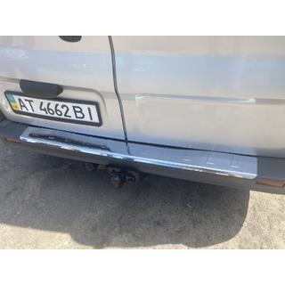 Heckstoßstangenabdeckung Carmos V1 Edelstahl Opel Vivaro 2001–2015 Foto 1