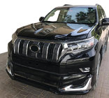 Toyota Land Cruiser Prado 150 2009-2023 Stoßstangenaufsätze vorne und hinten Modelista V1 (2017-) Schwarz Foto 2