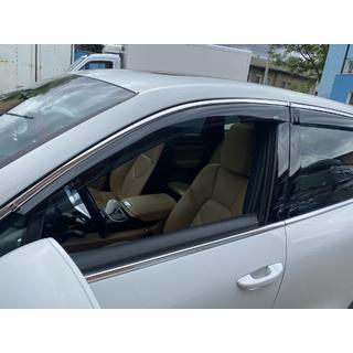 Windabweiser mit Chromleiste (4 Stk, HIC) Porsche Cayenne 2010-2017 Foto 1