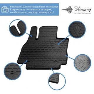 Gummimatten Stingray (4 Stk, Gummi) Foto 2