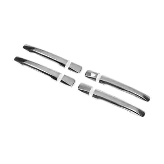 Chrom Türgriffblenden (4 Stk, Edelstahl) Mercedes E-class W124 1984–1997 Foto 4