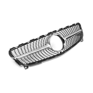 Frontgrill Diamond Silber (2015-2018) Mercedes A-сlass W176 2012-2018 Foto 2
