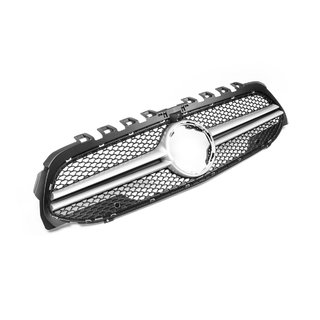 Frontgrill AMG Silber (für 2018-2022) Mercedes A-сlass W177 2018- Foto 1