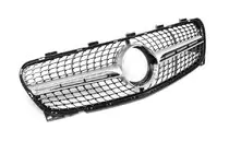 Mercedes GLA X156 2014-2019 Frontgrill Diamond Silber (2017-2019) Foto 3