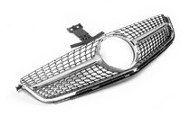 Mercedes C-class W204 2007-2015 Frontgrill Diamond Silber (für C63) Foto 2
