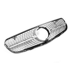 Frontgrill Diamond Silber (2015-2019) Mercedes GLC X253 2015-2022 Foto 2