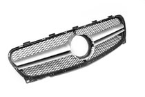 Mercedes GLA X156 2014-2019 Frontgrill AMG Silber (2017-2019) Foto 1