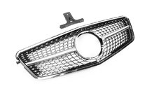 Mercedes E-class W212 2009-2016 Frontgrill Diamond Silber (2009-2012) Foto 3