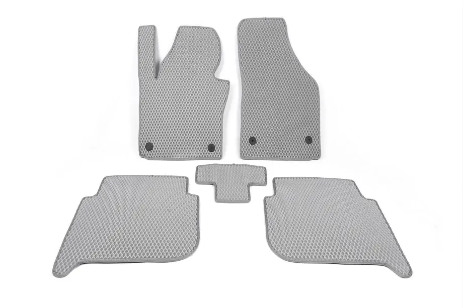 Volkswagen Touran 2010-2015 EVA Fußmatten (Grau) Image