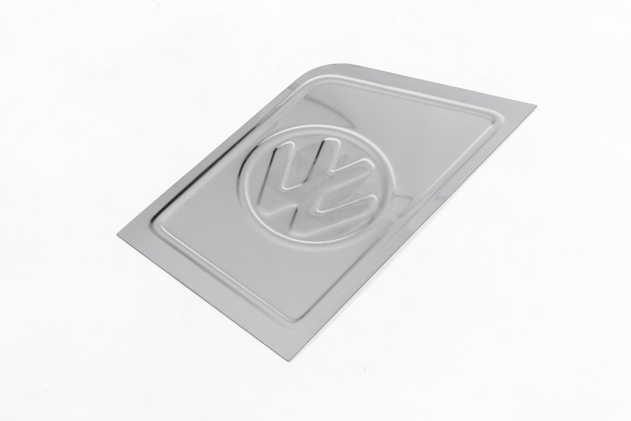 Volkswagen T5 Caravelle 2004-2010 Chrom Tankdeckel Abdeckung mit Logo (Carmos) Image