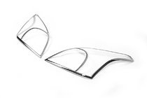 Toyota Land Cruiser Prado 120 2002-2009 Scheinwerfer Abdeckungen V2 (2 Stk., Kunststoff) Foto 1