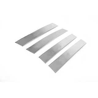 Chrom B-Säulen Abdeckung (4 Stk, Edelstahl) Nissan Qashqai 2014-2021 Foto 2