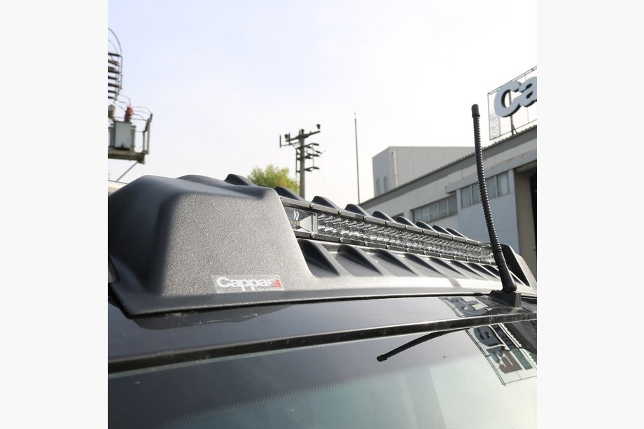 Mitsubishi Pajero Sport 1996-2007 Windschutzscheibenblende V3 (LED) Foto 4