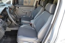 Volkswagen Caddy 2010-2015 Autositzbezüge (Kunstleder↗Stoff, Premium) Vordersitze (1+1) Foto 6