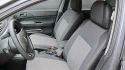Mitsubishi Lancer 9 2004-2008 Autositzbezüge (Kunstleder↗Stoff, Premium) Foto 1