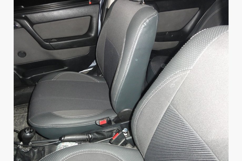 Opel Astra G classic 1998-2012 Autositzbezüge (Kunstleder↗Stoff, Premium) Image